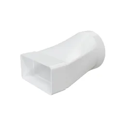 612SP10KP, Giunto eccentrico tra il condotto rettangolare 60x120 e il condotto rotondo D100