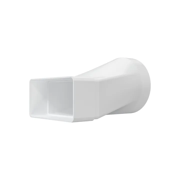 612SP10KP, Giunto eccentrico tra il condotto rettangolare 60x120 e il condotto rotondo D100