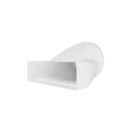 620SP12,5KP, Connessione eccentrica tra il canale rettangolare 60x204 e il canale tondo D125