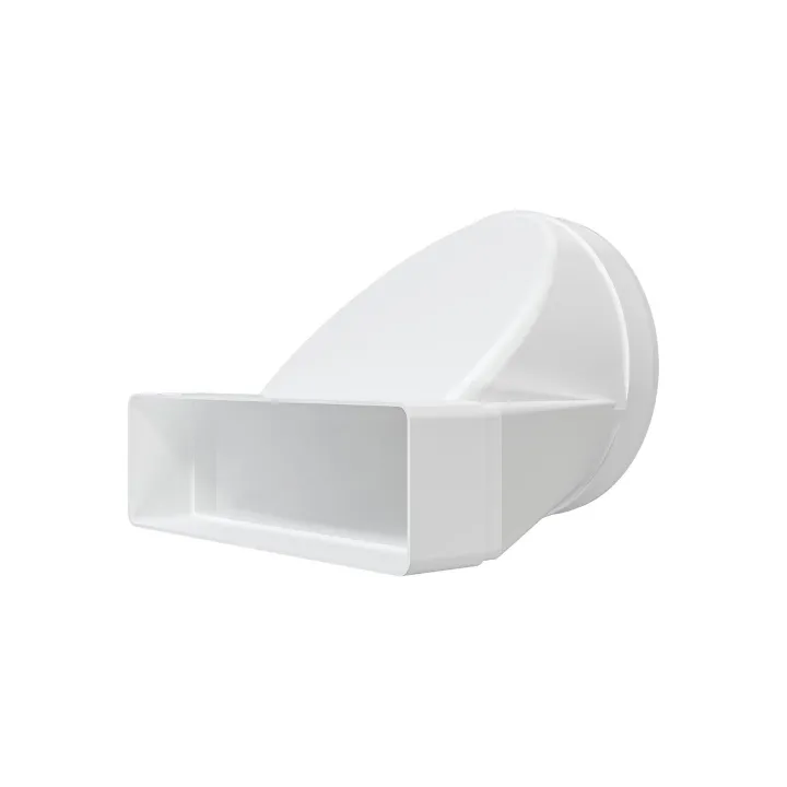 620SP16KP, Giunto eccentrico tra il canale rettangolare 60x204 e il canale tondo D160