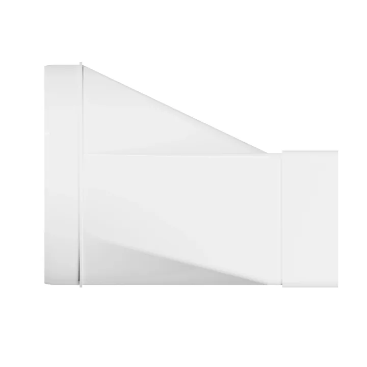 Raccordo eccentrico tra tubo 220x90 mm e tubo D150 mm