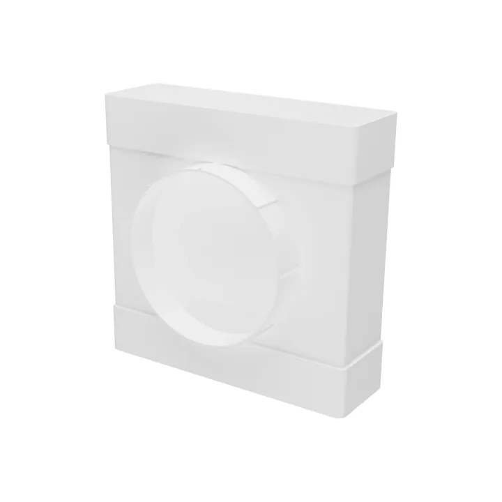 620TF12,5P, T-giunto con canale rettangolare 60x204 e distributore d'aria con flangia D125