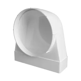 620SK16FP, raccordo a 90° tra canale rettangolare 60x204 e distribuitore d'aria con flangia D160