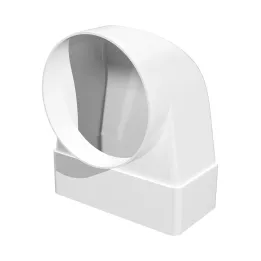 620SK12,5KP, giunto a 90° tra il canale rettangolare 60x204 e il canale tondo D125