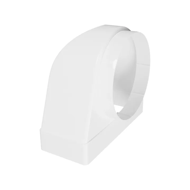 90° raccordo tra canale rettangolare 220x90mm e tubo D150 mm