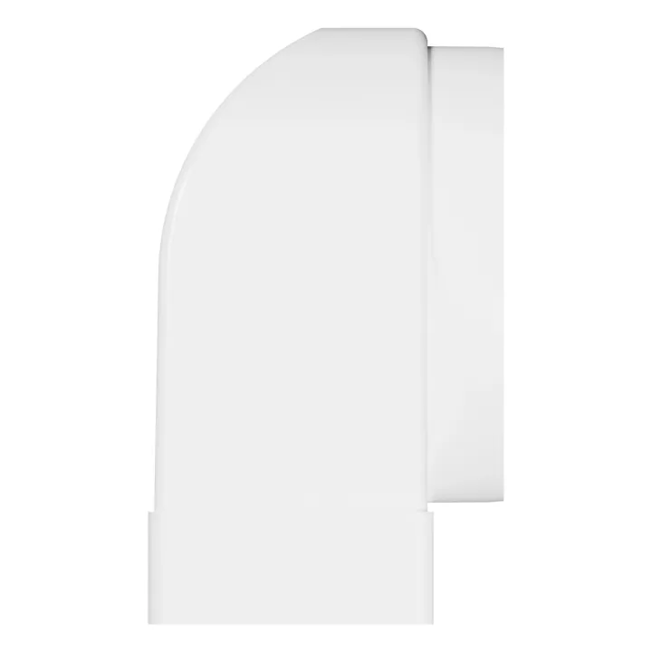 90° raccordo tra canale rettangolare 220x90mm e tubo D150 mm