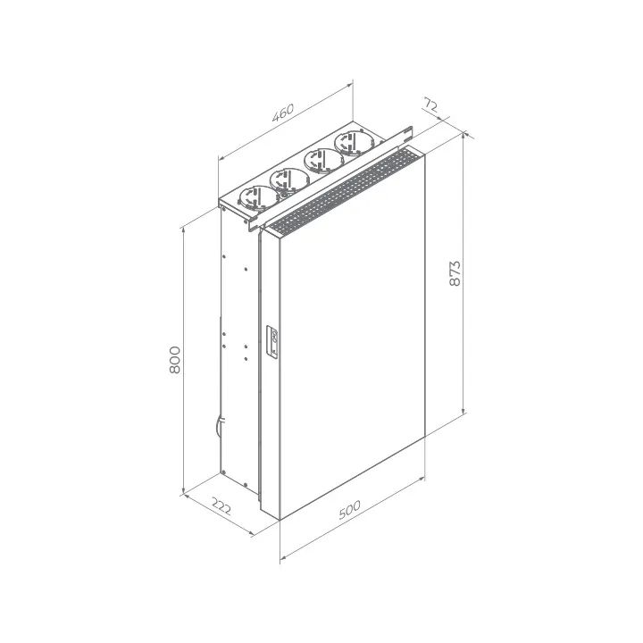 Recuperatore decentralizzato Micra 110 V1 ERV |