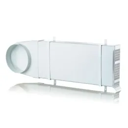 Kit per installazione ad angolo 160 mm, griglia bianca