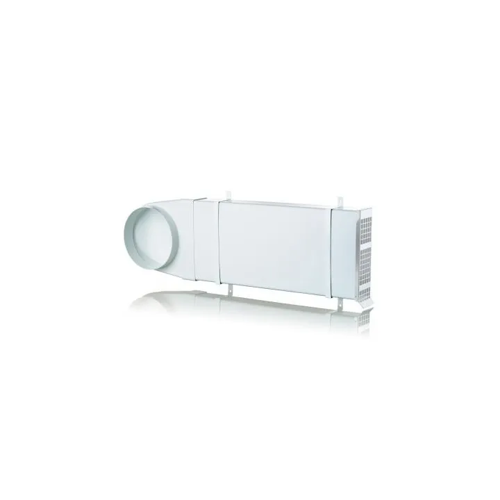 Kit per installazione ad angolo 160 mm, griglia bianca