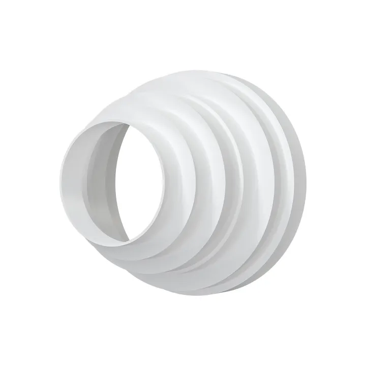 Riduttore universale centrale o adattatore per tubi di ventilazione da 160mm a 80mm PU16.15.12.10.8