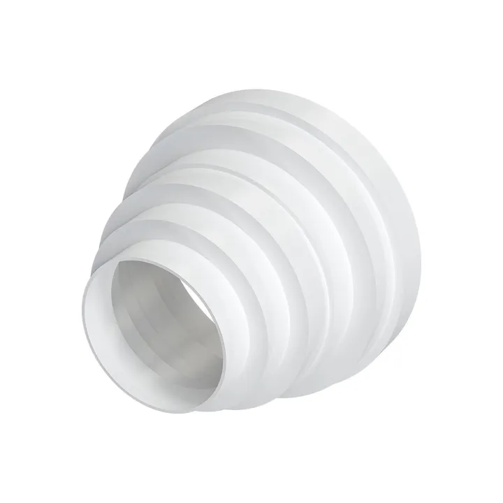 Riduttore universale centrale o adattatore per tubi di ventilazione da 160mm a 80mm PU16.15.12.10.8