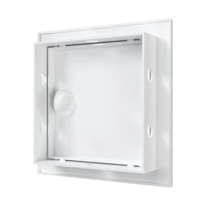 Porta di ispezione 122x122 L1010R con maniglia e flangia - Akvavent
