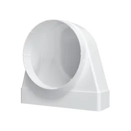 620SK16KP, raccordo a 90° tra un canale rettangolare 60x204 e un canale rotondo D160
