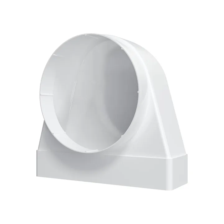 620SK16KP, raccordo a 90° tra un canale rettangolare 60x204 e un canale rotondo D160