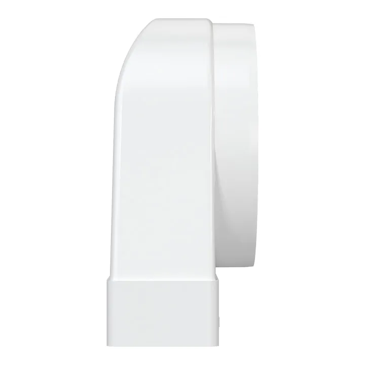 620SK16KP, raccordo a 90° tra un canale rettangolare 60x204 e un canale rotondo D160
