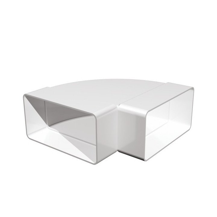 612KGP, Gola orizzontale 90° per canalina rettangolare 60x120