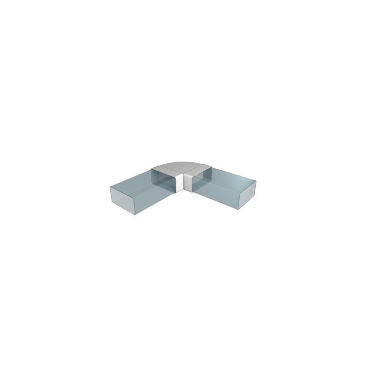 612KGP, Gola orizzontale 90° per canalina rettangolare 60x120