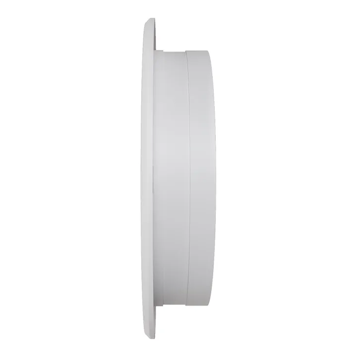 16RKN, Griglia rotonda esterna D200 con flangia D160, plastica ASA
