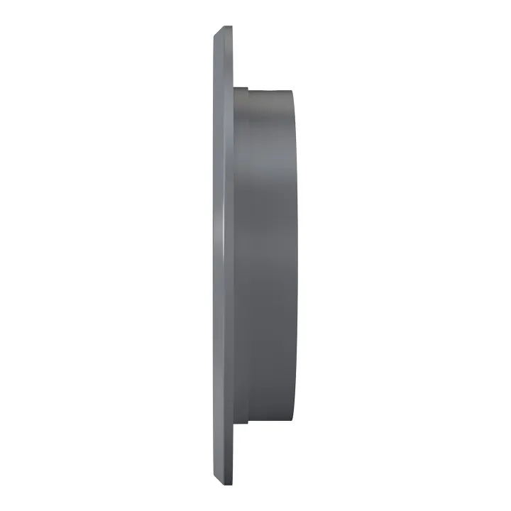 Griglia di ventilazione rotonda esterna D130 con flangia D100 10RKN grigia