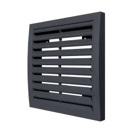 1515RRN grigio, Griglia esterna rimovibile 150x150, plastica ASA