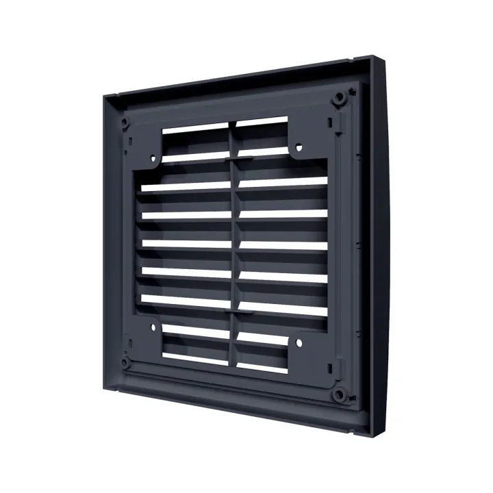 1515RRN grigio, Griglia esterna rimovibile 150x150, plastica ASA