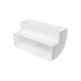 620KVP, Gambo verticale 90° per canalizzazione rettangolare 60x204