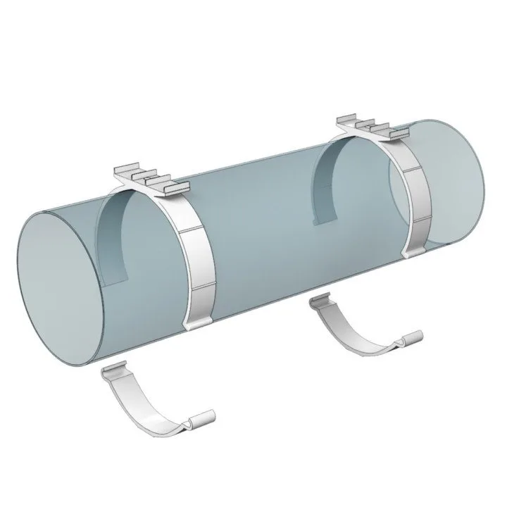 10DKP, Supporto per tubo rotondo D100
