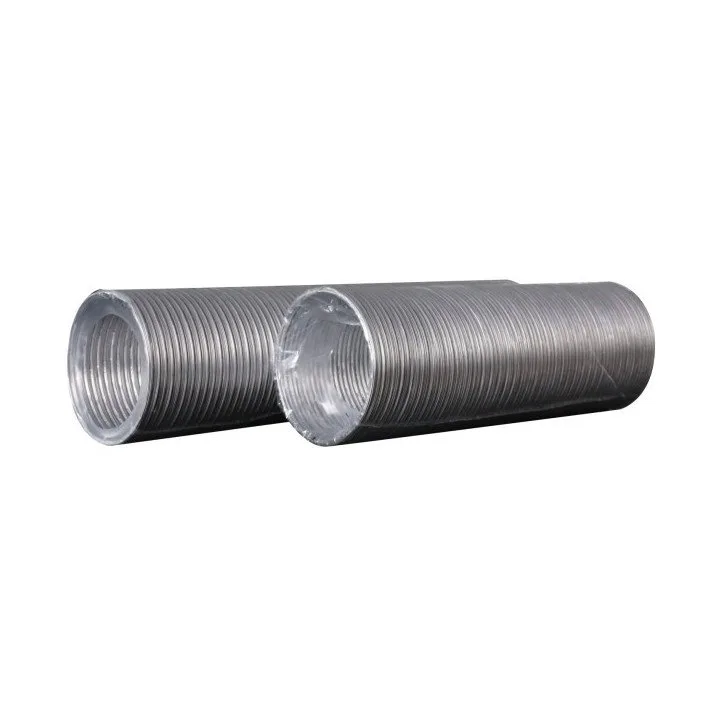 10VA, Canale d'aria flessibile ondulato in alluminio, D fino a 3 m, diametro 100 mm