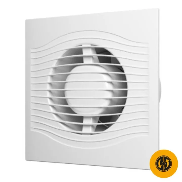 SLIM 6C, Ventilatore assiale con valvola di ritorno BB D150