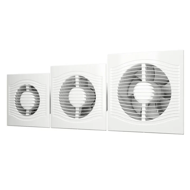 SLIM 6C, Ventilatore assiale con valvola di ritorno BB D150