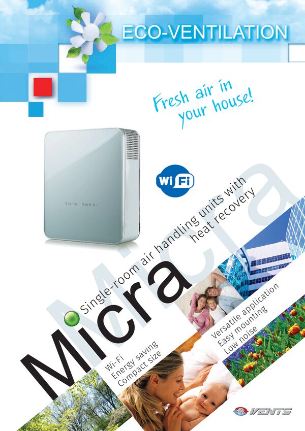 VENTS Micra 100 E WiFi - Scheda tecnica