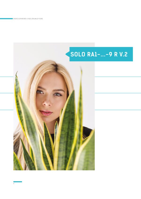 VENTS Solo RA1-35-9 R V.2 - Scheda tecnica