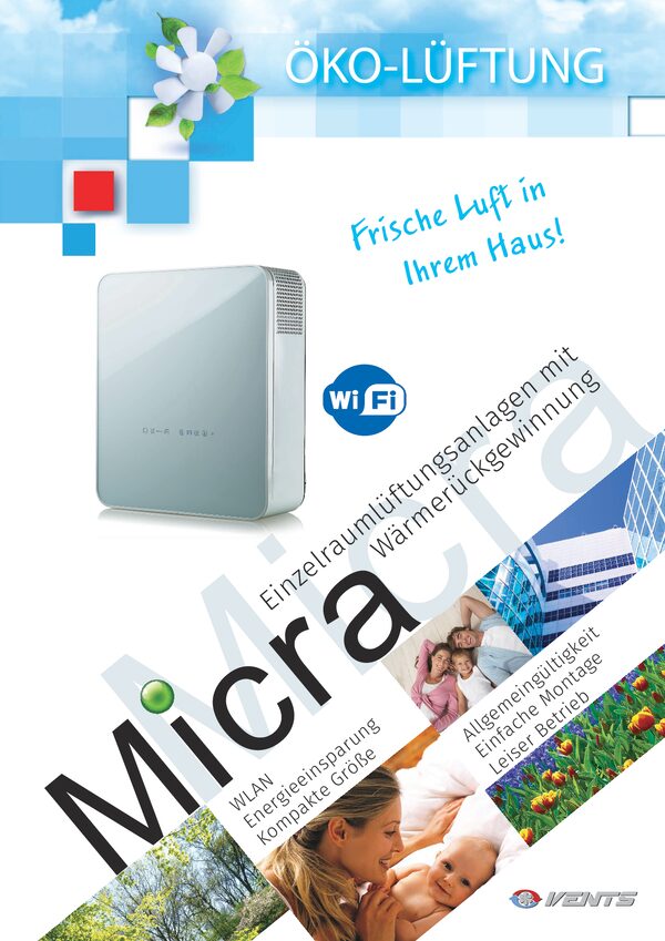 VENTS Micra 100 E WiFi - Scheda tecnica